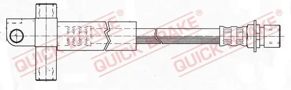 Łatwy zwrot Przewód hamulcowy elastyczny QUICK BRAKE 62.013
