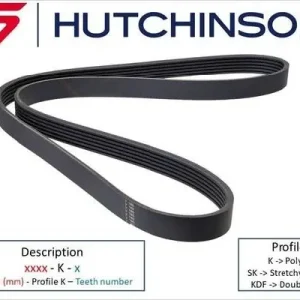 Premium Pasek klinowy wielorowkowy HUTCHINSON 866 K 5