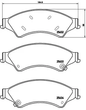 BRE P24153 BREMBO Zestaw klocków hamulcowych (!) Najlepsza cena