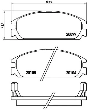 Ekspresowa dostawa  BRE P28010 BREMBO Klocki hamulcowe HONDA ACCORD 85-89 z czujnikiem