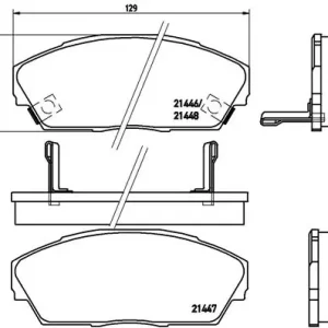 Dodaj do koszyka  BRE P28013 BREMBO Klocki hamulcowe