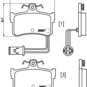 Szybka wysyłka  BRE P28015 BREMBO Klocki hamulcowe