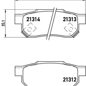 Ekspresowa dostawa  BRE P28017 BREMBO Klocki hamulcowe ROVER 200-400 90-99 tył (!)