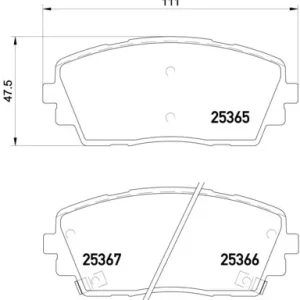 BRE P30053 BREMBO Zestaw klocków hamulcowych (!) Tylko dziś