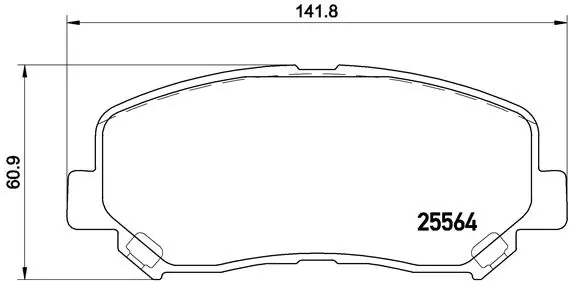 BRE P49045 BREMBO Zestaw klocków hamulcowych (!) Sprawdź teraz