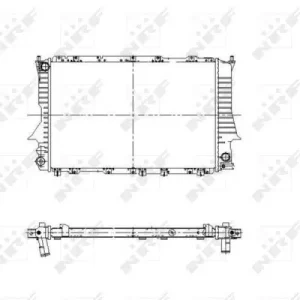 Wyjątkowa oferta Chłodnica silnika NRF 51320 4A0121251K