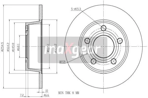 Tani TARCZA HAM. VW T. A6 1,8-3 QUATTRO