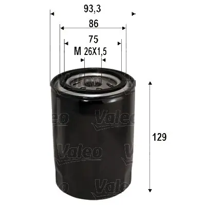 Filtr oleju VALEO 586076 WP92080 Zniżka