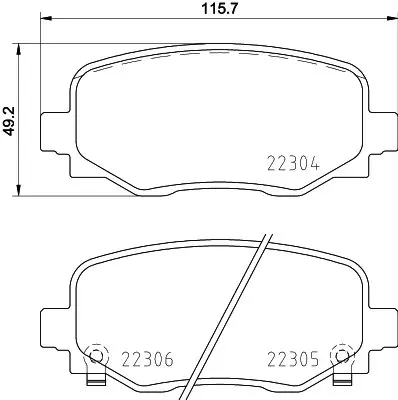 KLOCKI HAMULC. FIAT 500X  14- TYŁ Hit sprzedaży