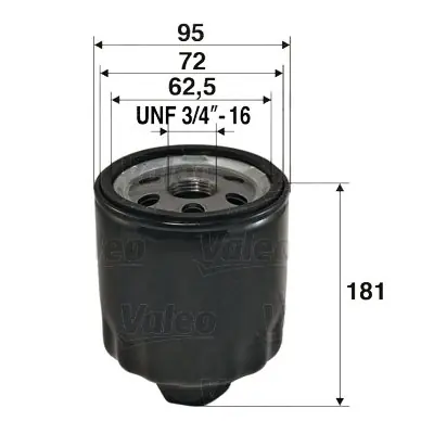 Hit cenowy Filtr oleju VALEO 586056 W9504