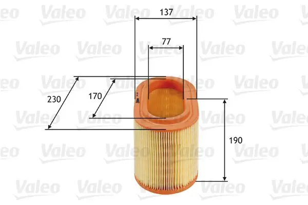 Ekspresowa dostawa Filtr powietrza VALEO 585690 C24196