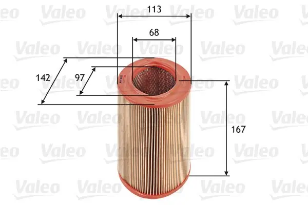 Filtr powietrza VALEO 585623 C1472 Super okazja